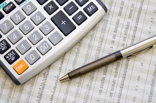 Resources calculator and pen