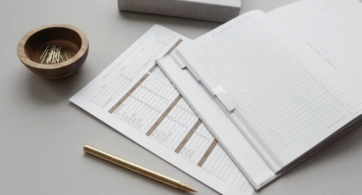 Papers and pen